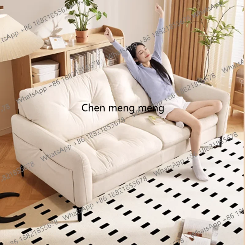 

Новинка: Дизайнерский минималистичный диван-шезлонг из ткани, двойной, 2025 года, для гостиной, с губчатым наполнителем, мебель Divano Sottovuoto