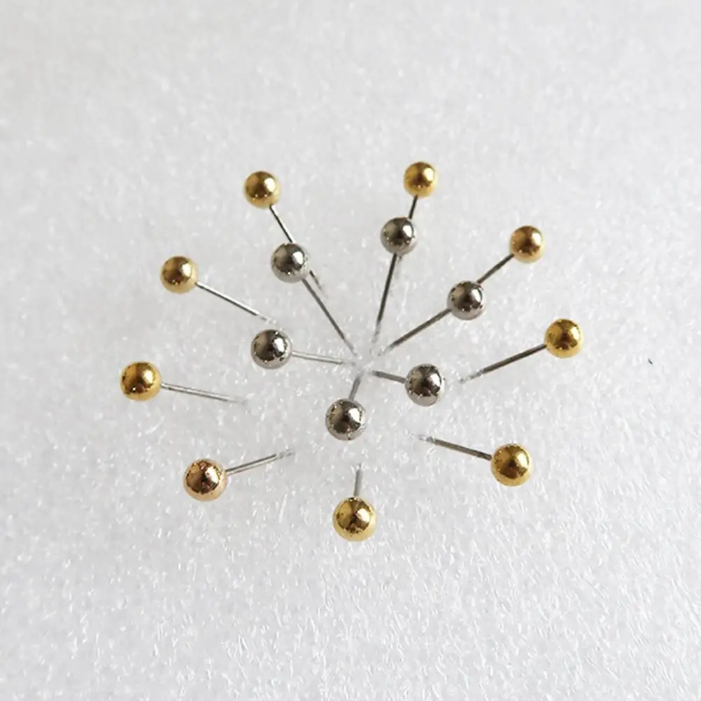 400 Pcs Round Push Pins Map Tacks Bright Color Stainless Steel Needle Point Reusable Office