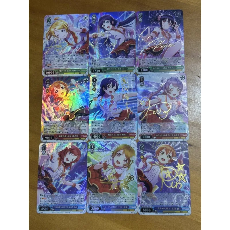 DIY Lovelive Flash Card Shibuya Kanon Tan Kuku Arashi Chisato Heanna Sumire Hazuki Ren Anime Peripheral Game Collection Card