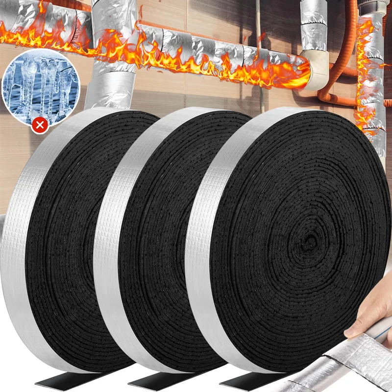 

Самоклеящаяся обертка для труб, уличная пенопластовая фольга, изоляционная лента для труб, зимняя защита от замерзания, водонепроницаемые ленты для водопроводных труб, рукав