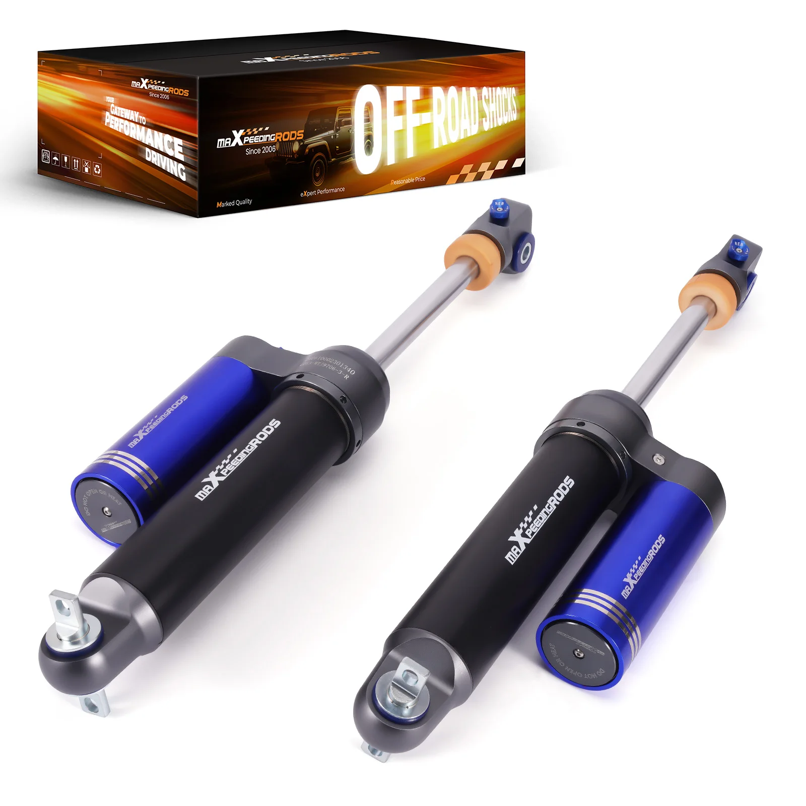 MaXpeedingrods Rear Shock With Remote Reservoir For Jeep Wrangler TJ 97-06