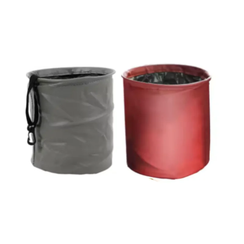 

ISURE MARINE Car Waterproof Garbage Bin Multi functional Foldable Storage Basket Garbage Bin Car Backrest Hanging Garbage Bin
