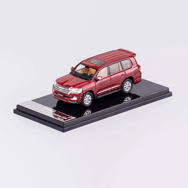

Литая под давлением масштаб 1:64, модель Land Cruiser из сплава LC200, имитация готовой машины, коллекция украшений для хобби, детские игрушки