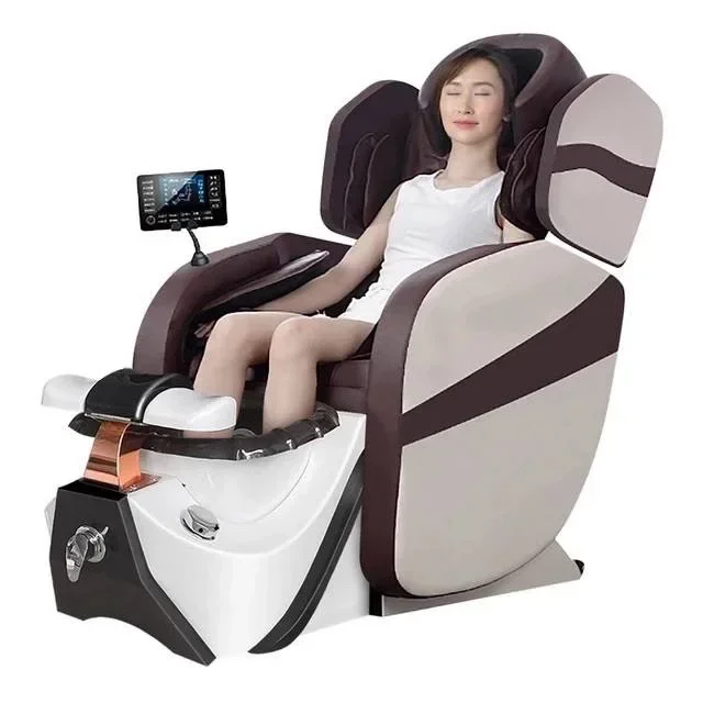 كرسي باديكير مريح لكامل الجسم، كرسي تدليك عالي الجودة، نمط مخصص، وقت خارجي، لون العمل الحديث، أصل مدلك