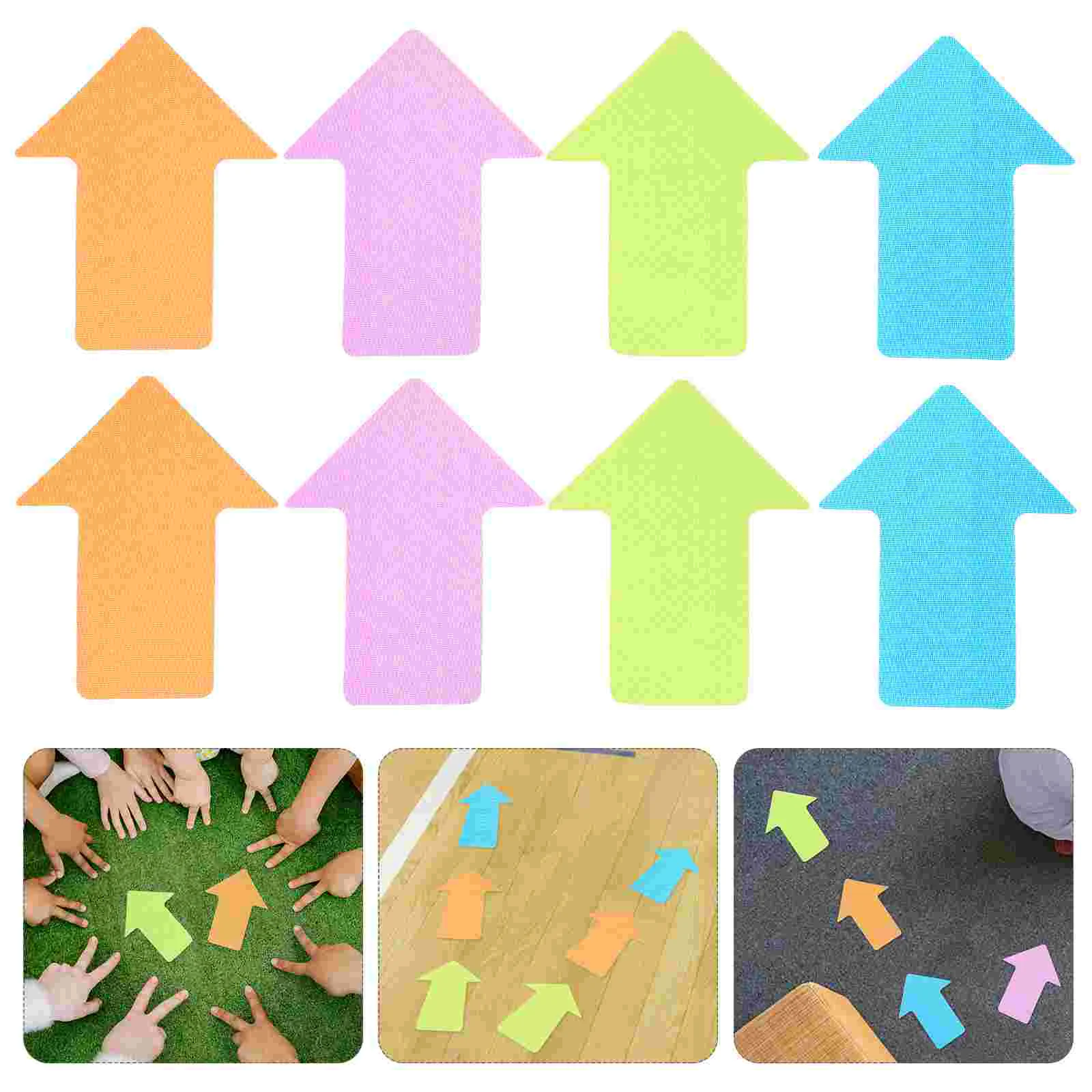 24 Pcs Rug Carpet Markers Sports Aids Arrow Shape Ground Marking Tools Floor Exercise