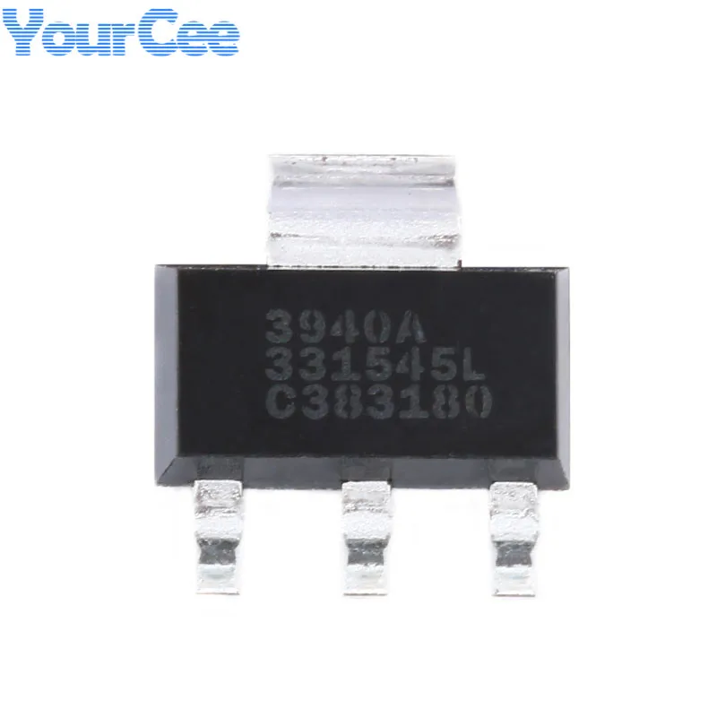 5pcs SPX3940AM3-L-3-3/TR SOT-223 3940A SPX3940AM3 SPX3940AM3-L-3 Low-dropout Linear Regulator LDO IC Chip Integrated Circuit