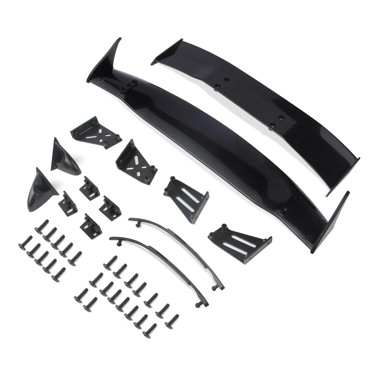 

1/10 Scale RC Car Plastic Rear Wing Spolier Side-View Mirrors Wipers for RC Drift Racing Car On Road Touring Vehicles Parts