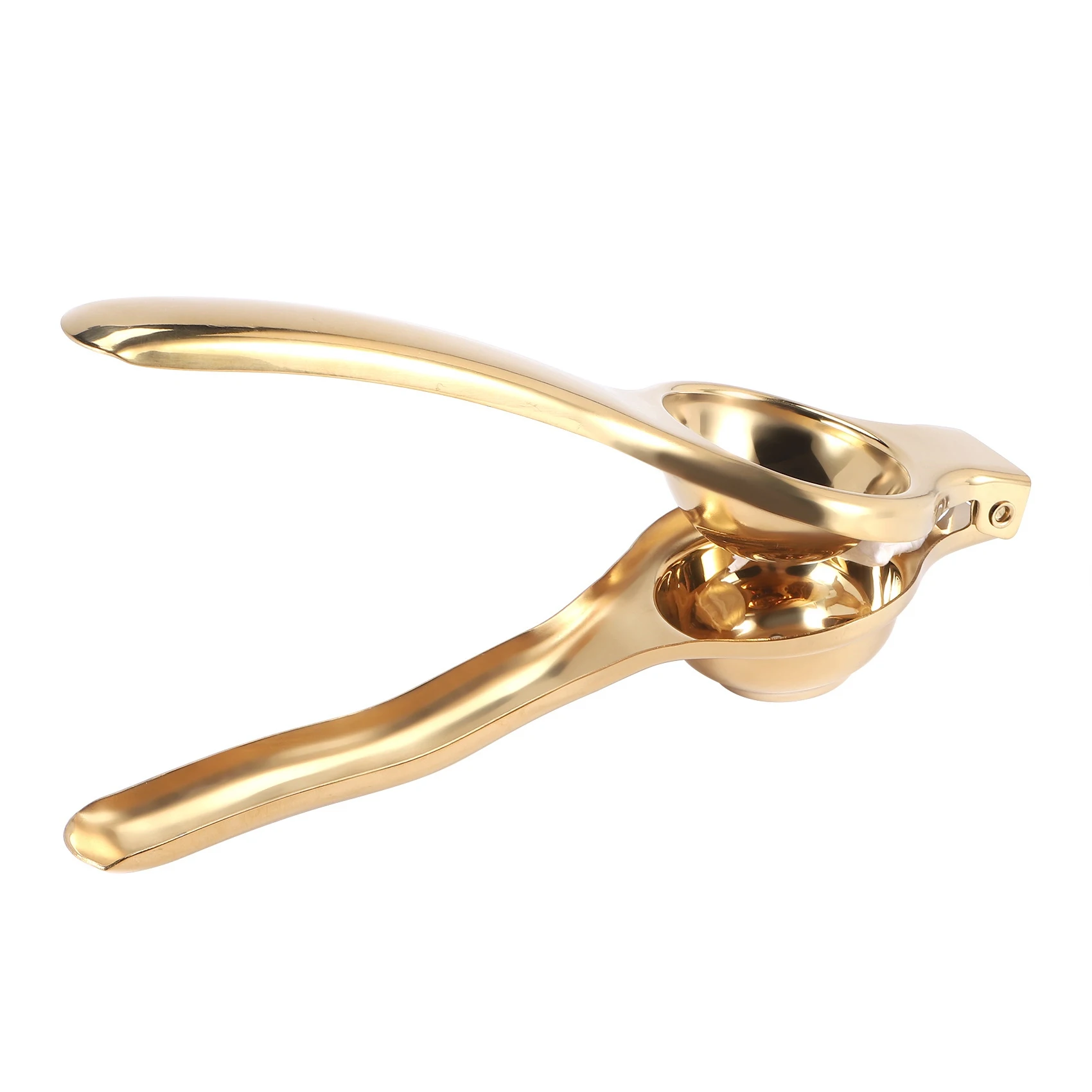 J1UL1N Manual Lemon Juicer Stainless Steel Juicer Press Citrus Handle Lime Squeezer Tool, Gold
