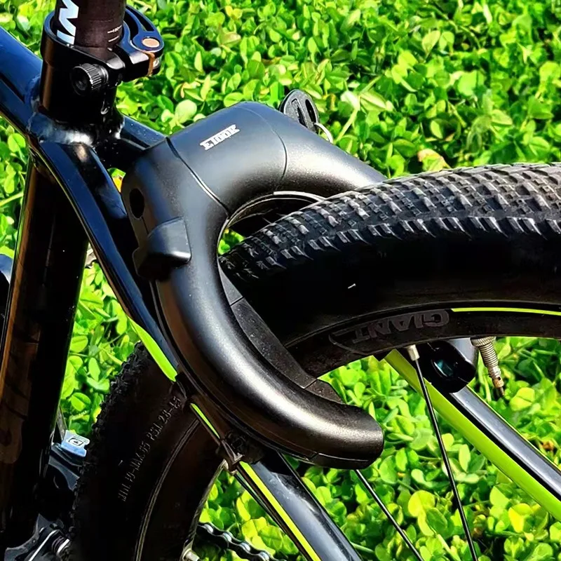 Fahrrad-Hufeisenschloss Diebstahlsicheres Fahrradschloss aus Gehärtetem Stahl Tragbares Hochsicherheits-Schloss für Straßen- und Mountainbikes Langlebiges Fahrradschloss