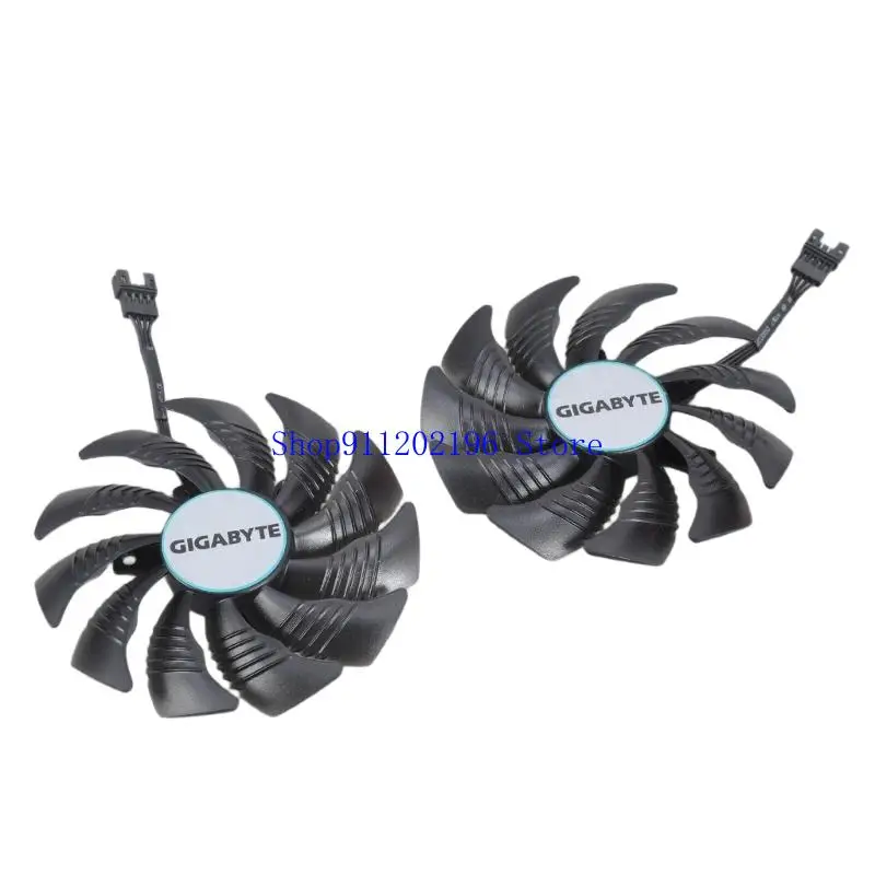 P82A 85mm/3.35inch T129215SU 4Pin 12V VGA Fan Graphics Card Cooling Fan for 4060ti 8GB WINDFORCE OC Fan