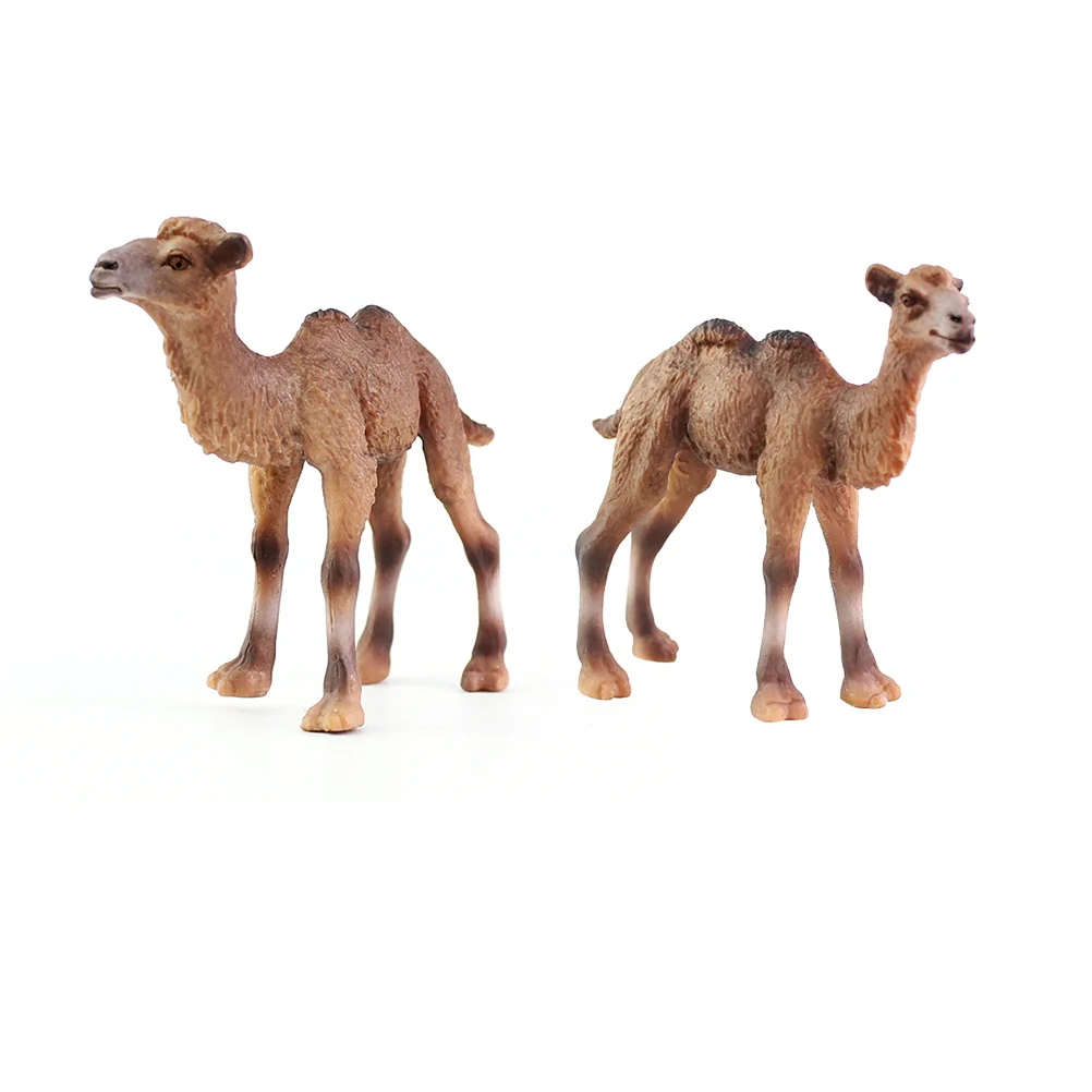 Creative Desktop Ornaments Simulation Animal Model Realistic Figurine Camel Kids Toy Figure Wild