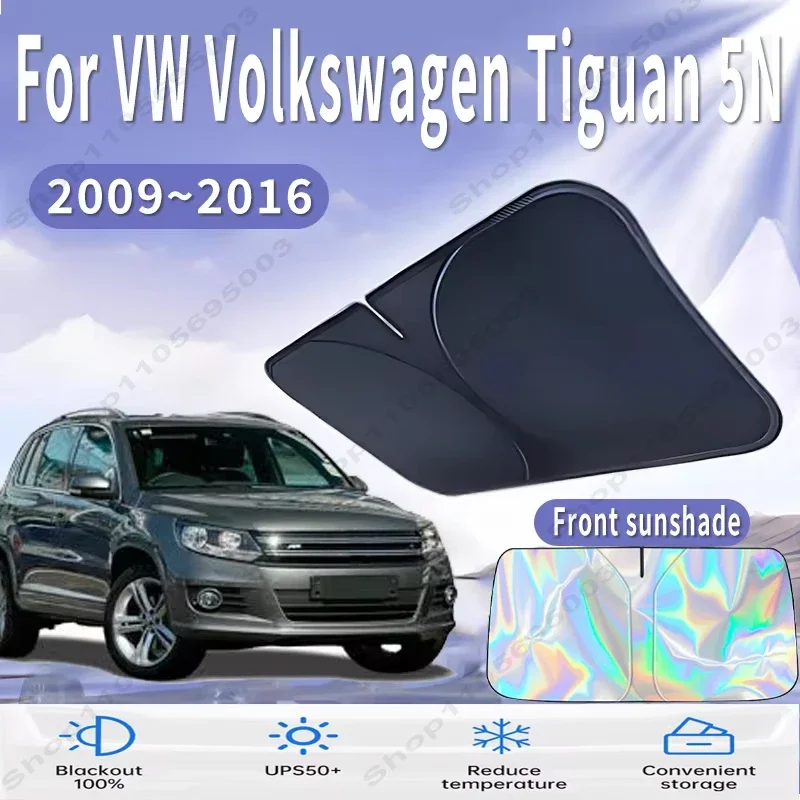 

For VW Volkswagen Tiguan 5N 2009~2016 Car Sun Viso Front Window Windshield Sunshade Heat Insulation Summer Sun UV Protection