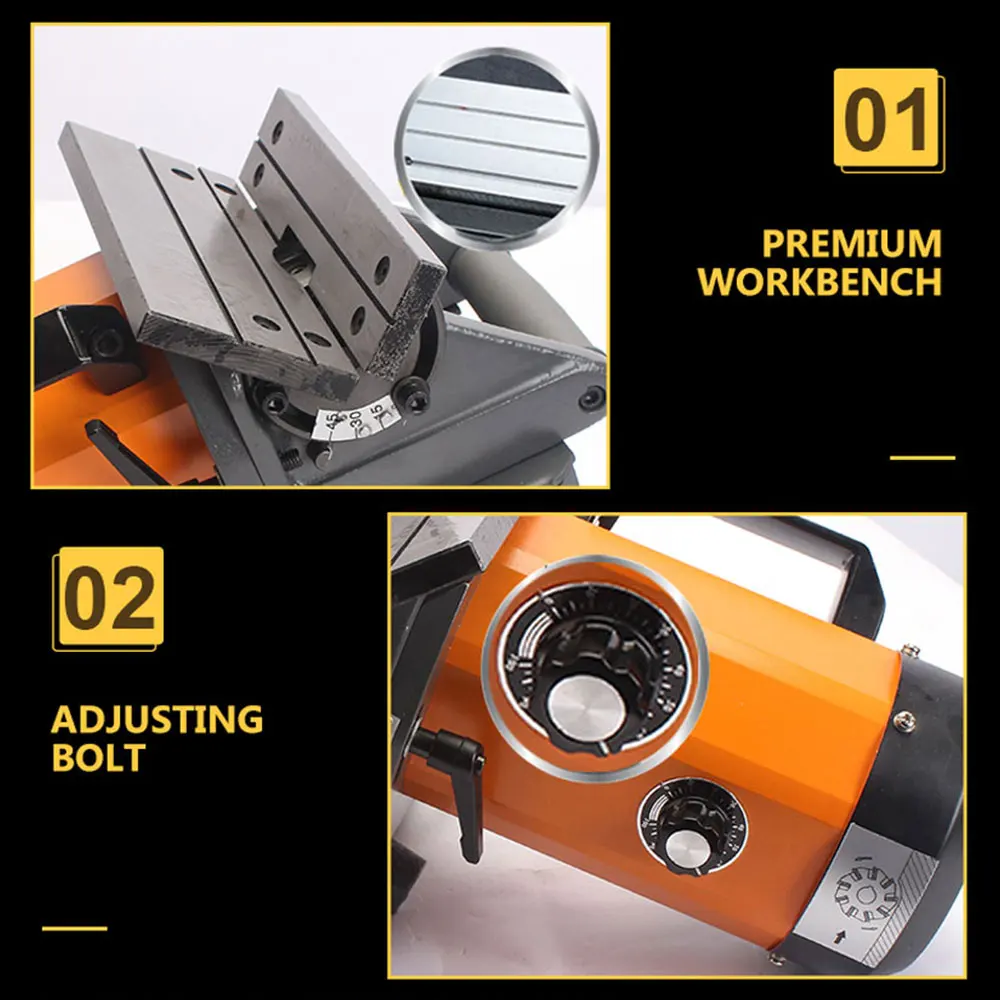 TX-R200A Portable Powerful Chamfering Machine Straight Edge Right Angle Chamfering Machine Milling Die Chamfering Machine