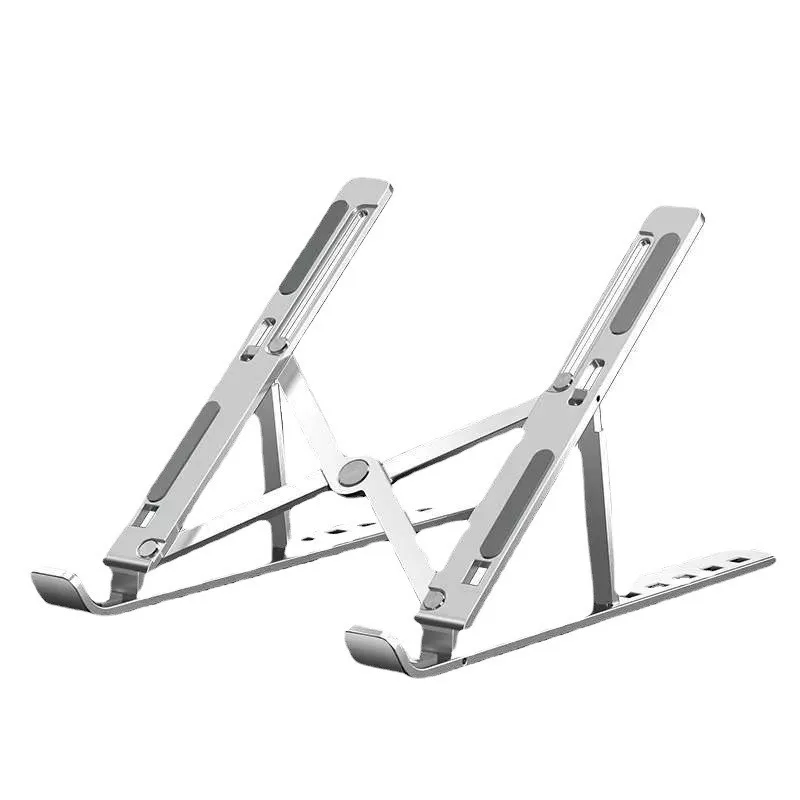 

Wholesale Cross-border Foldable Adjustable Aluminum Alloy Laptop Bracket Portable Desktop Height Cooling Bracket New