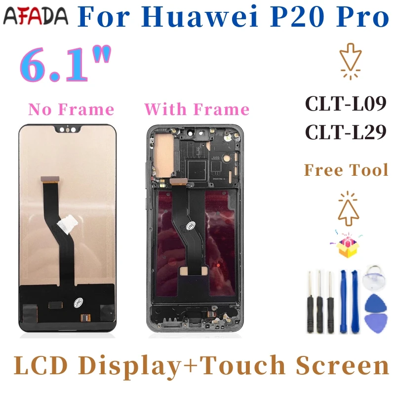 

INCELL TFT 6.1" LCD Display For Huawei P20 Pro LCD Display Touch Screen Digitizer Assembly For Huawei P20 Pro CLT-L09 CLT-L29