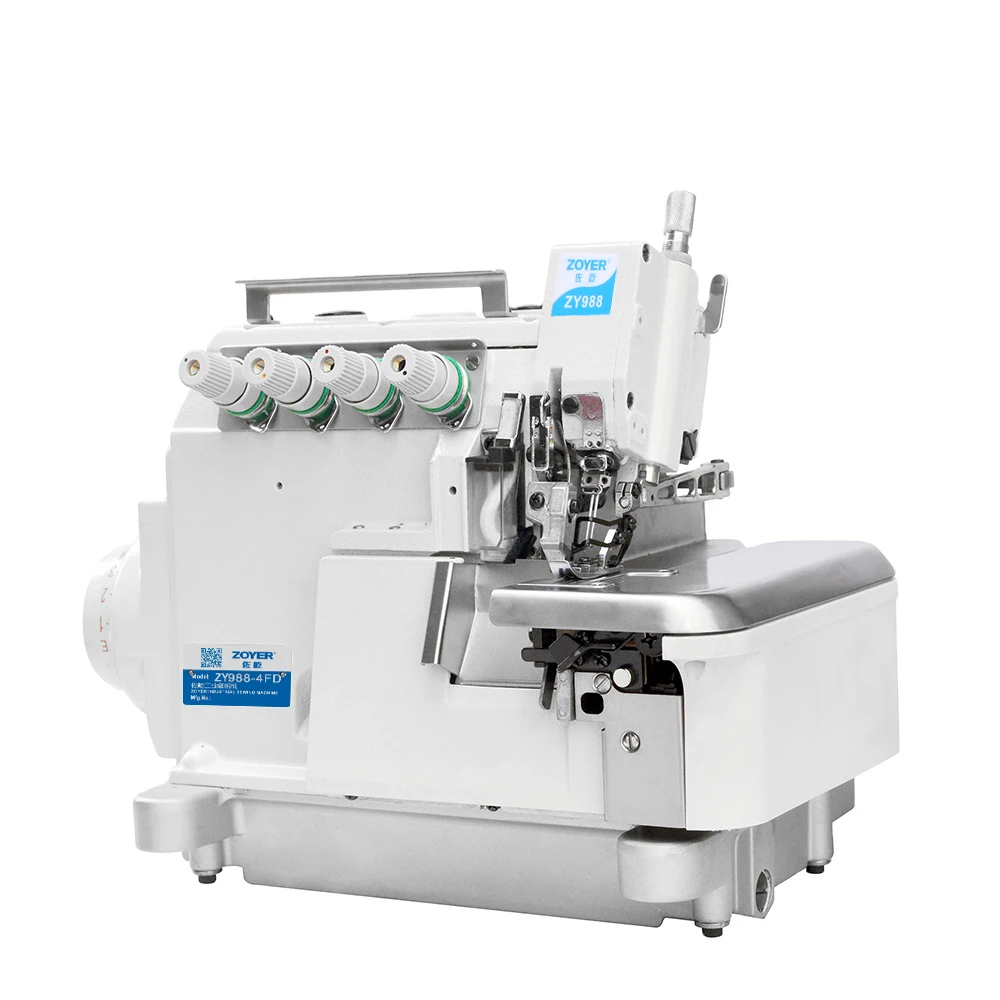 ZY988-5FD Zoyer Industrial Sewing Machine Ex Type 5 Thread Direct Drive Left Hand Overlock Sewing Machine