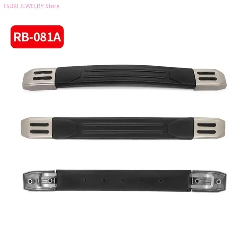 62KE 1PC حقيبة بلاستيكية حقيبة أمتعة حزام مرن المقبض استبدال قبضة قبضة