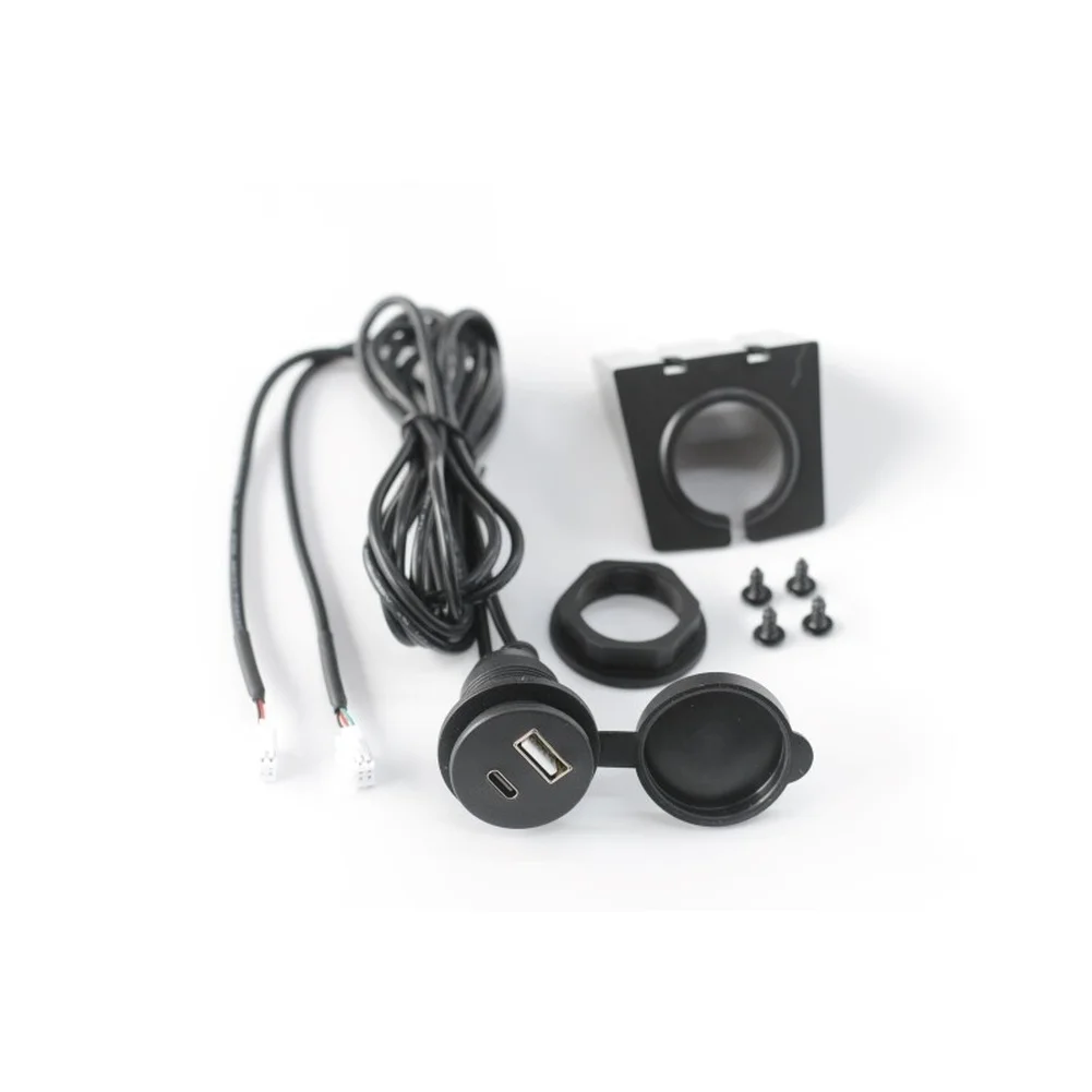 Waterproof Car Dash Mount USB Interface Extension Cable 150cm Length for 4PIN 6PIN Navigation and Audio Device Hookup