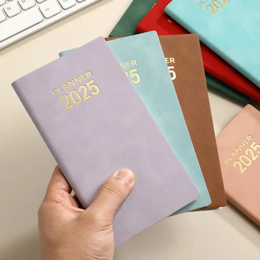 A6 Agenda Planner Notebook Paper 60 Pages 12 Months Planner Notebook Portable Creative 2025 Journal Notebooks