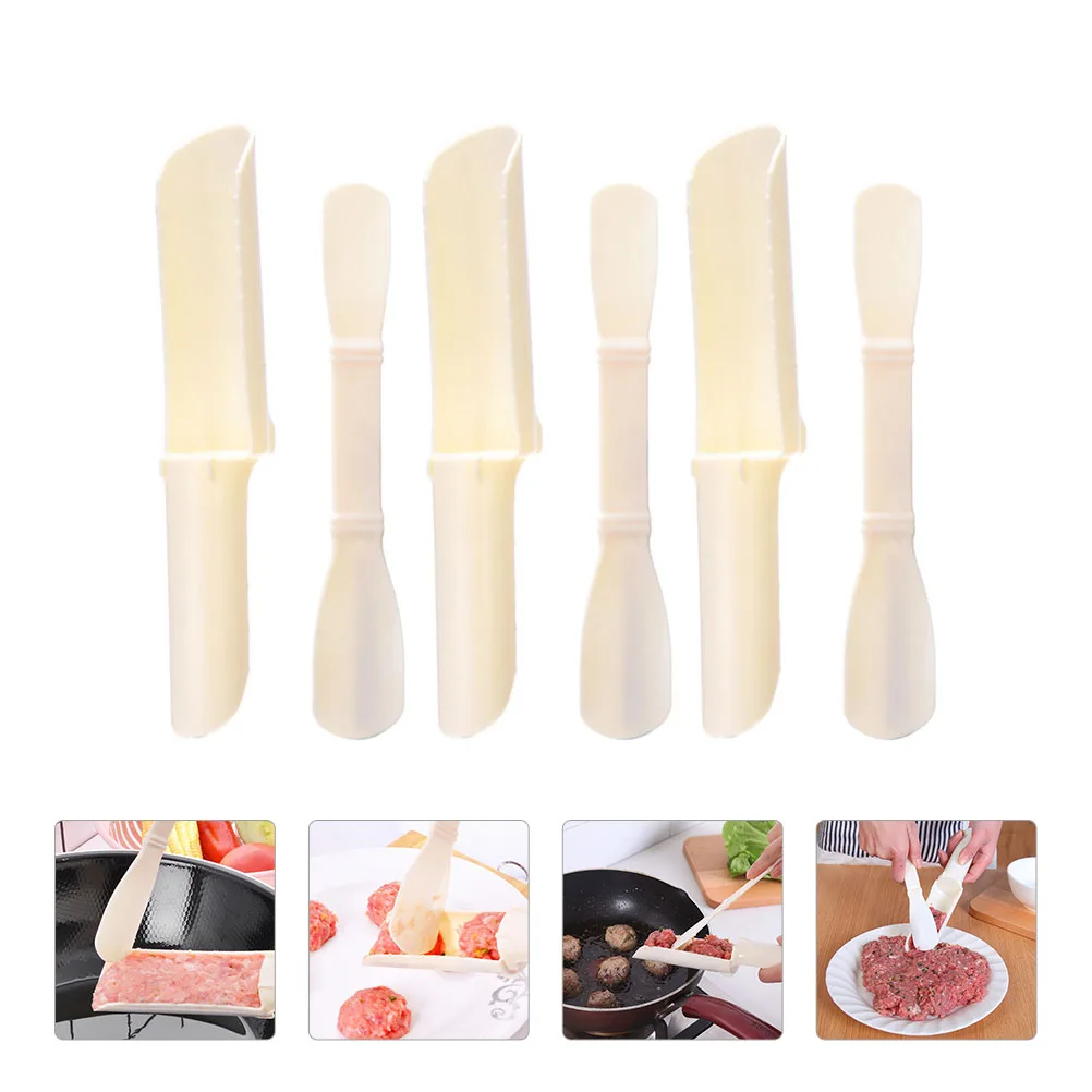

3Sets Professional Meatball Maker Kitchen Gadget Easy Use Multifunctional DIY Tools for Fish Beef Edge Size Segmentation