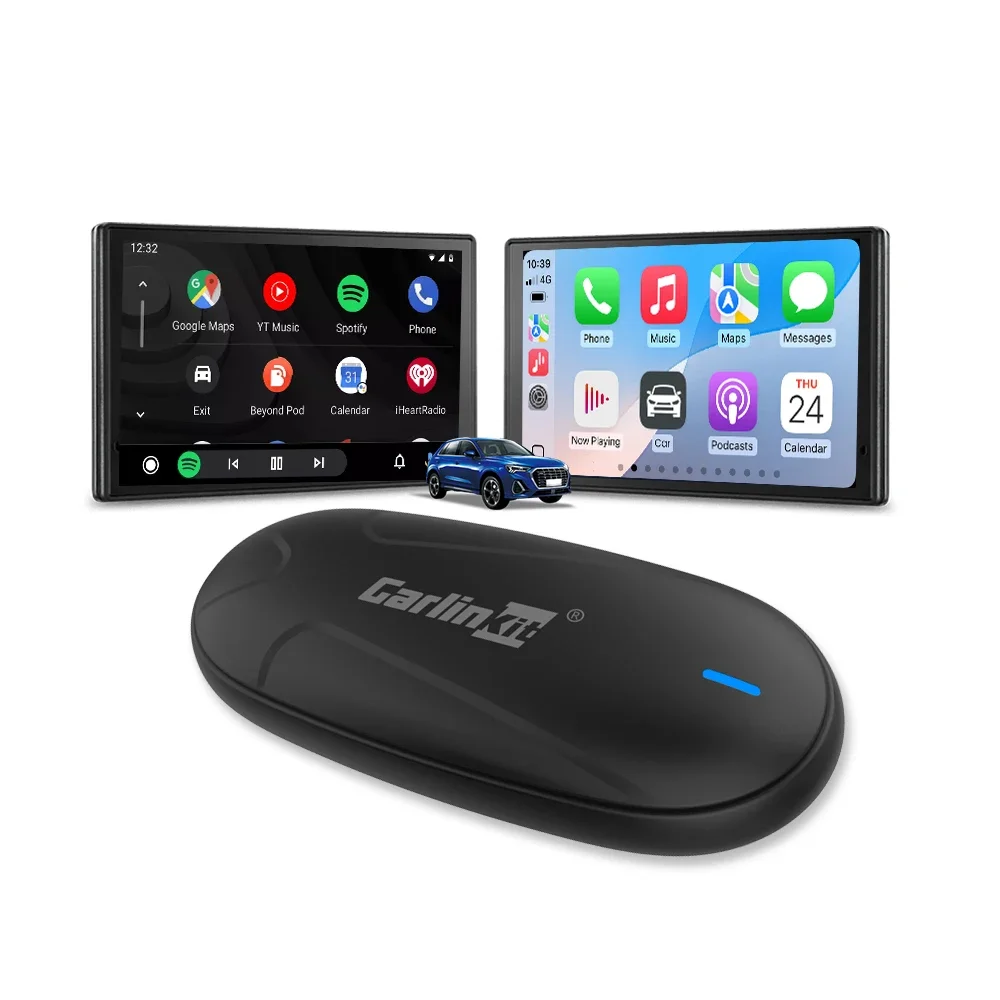 

In stock Original Car Life to Wireless Android Auto Carplay Smart Wifi Music Convert Carlife USB CarlinKit Motorcycle Ai Box Ada