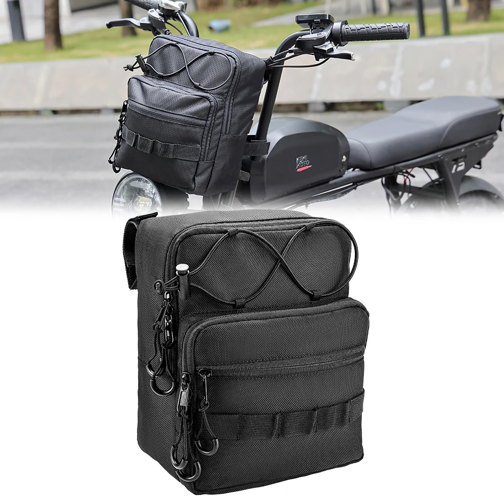 

Сумка для инструментов на руль мотоцикла, аксессуары для хранения, седельная сумка, универсальные сумки на переднюю вилку, сумка для крейсера Softail Sportsters