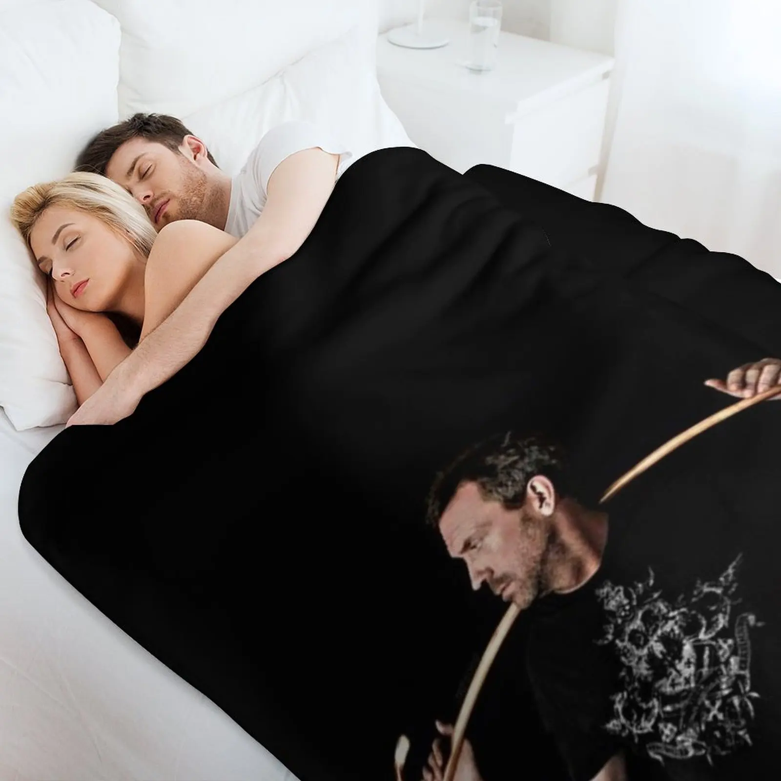 دكتور جريجوري هاوس يذهب بطانية رمي العلامة التجارية الفاخرة منقوشة سرير منقوشة البطانيات #4