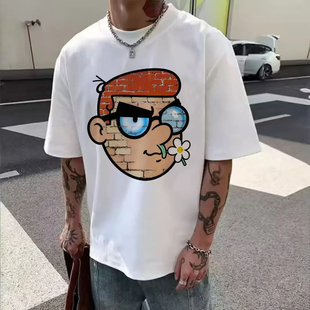 

T-shirt - casual round neck cotton summer short sleeved top pattern for men and women teenagers and men new unisex printed