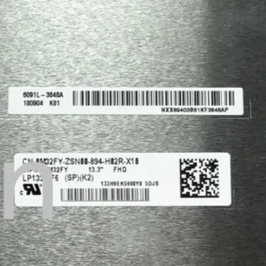

LP133WF6 SPK2 LP133WF6-SPK2 13,3-дюймовый сенсорный ЖК-экран ноутбука FHD EDP 40 контактов 72% NTSC