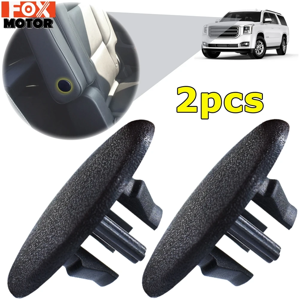 2PCS Armrest Cover Cap Rear Bucket Seat Handle Trim For Chevrolet Tahoe Suburban GMC Yukon XL Cadillac Escalade ESV 2007 - 2013