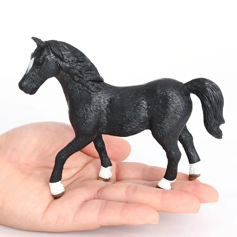 

Lifelike Simulation Decoration Realistic Plastic Horse Adornment for Home Room Table Landscape Decor Children