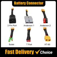 Battery XT6o Dullet  T Port Anderson 2  XT90  Anderson 1  Pin Port connector battery adaptor
