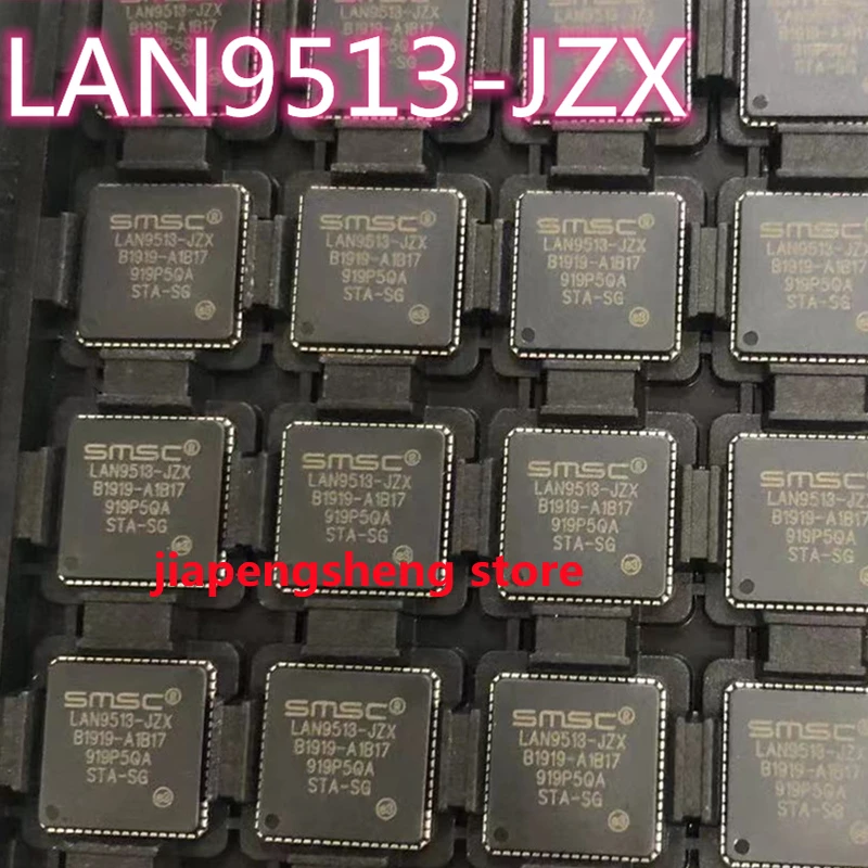 Interface Ethernet controlador Chip, novo importado, original, LAN9513-JZX, QFN-64, em estoque