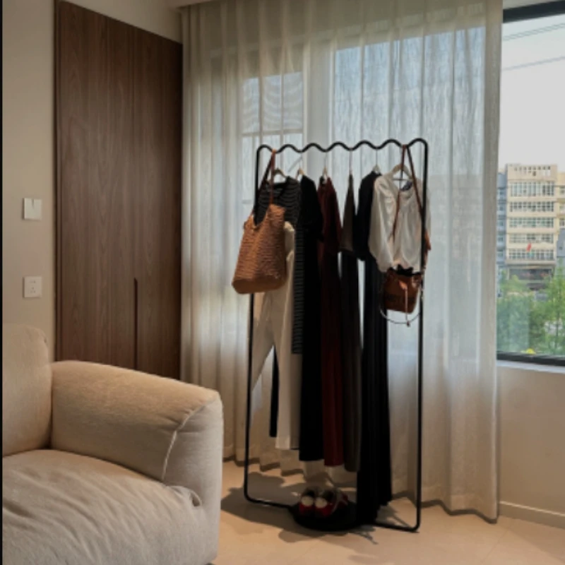 

Nordic Minimalist Floor Coat Rack for Bedroom Living Room Furniture Simple Standing Clothes Hanger Entrance Garment Rack for Hat