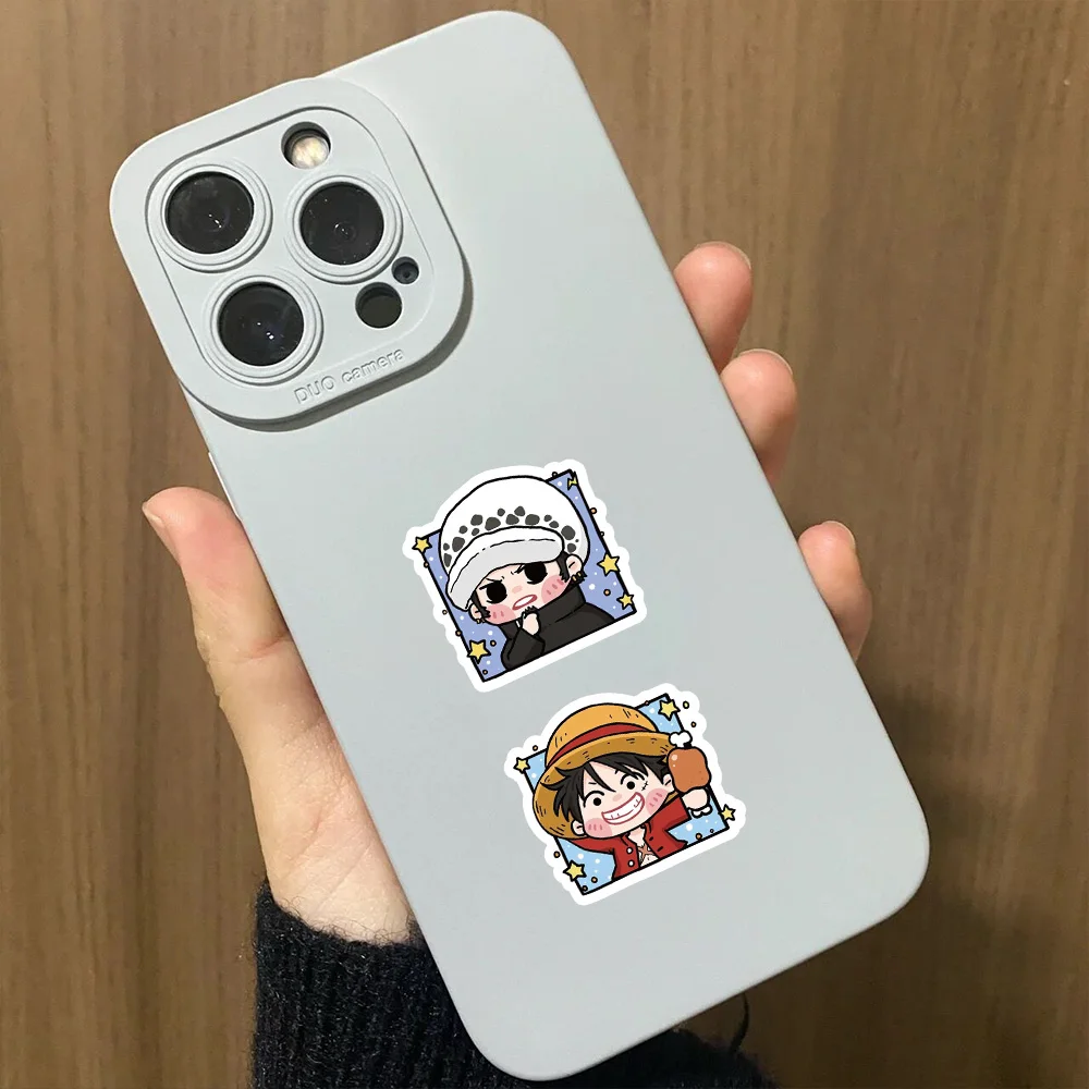 10/50/100PCS Cute One Piece Anime Cartoon Stickers DIY Bike Travel Luggage Guitar Laptop Waterproof Cool Decals Kid Toy Sticker