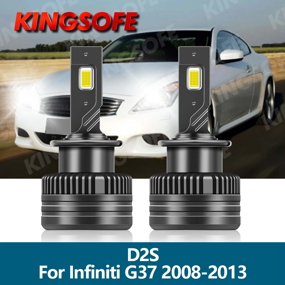 

Автомобильная лампа KINGSOFE 2 шт. D2S, 6000 ЛМ 2008 K HID для Infiniti G37 2009 2010 2011 2012 2013