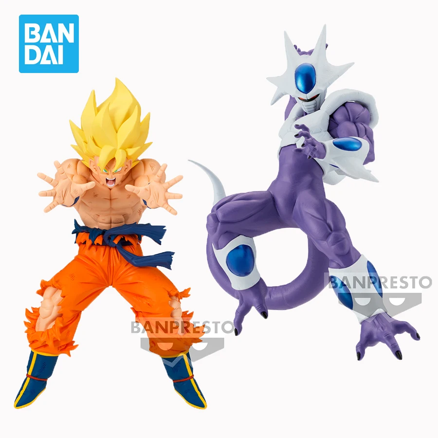 

Banpresto Anime Dragon Ball Z Figurines Match Makers Super Saiyan Goku Gooler Action Figures DBZ Figurals Collection Model Toys
