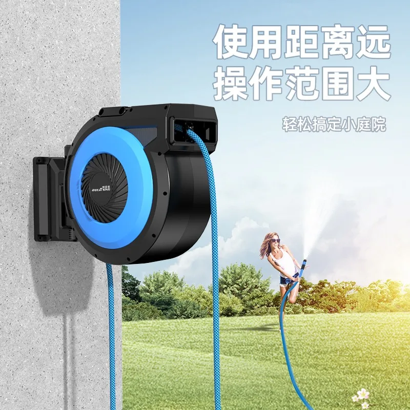 أسطوانة خرطوم طبل الماء 2025 - خرطوم غسيل السيارات المنزلي - خرطوم البستنة - خرطوم حديقة تلسكوبي وقابل للسحب تلقائيًا