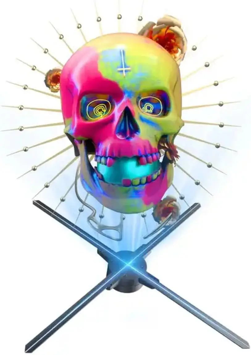 

3D Hologram Fan 3D Holographic Projector High Definition Holographic Projector For Shop Bar Party Christmas Advertisement Displa