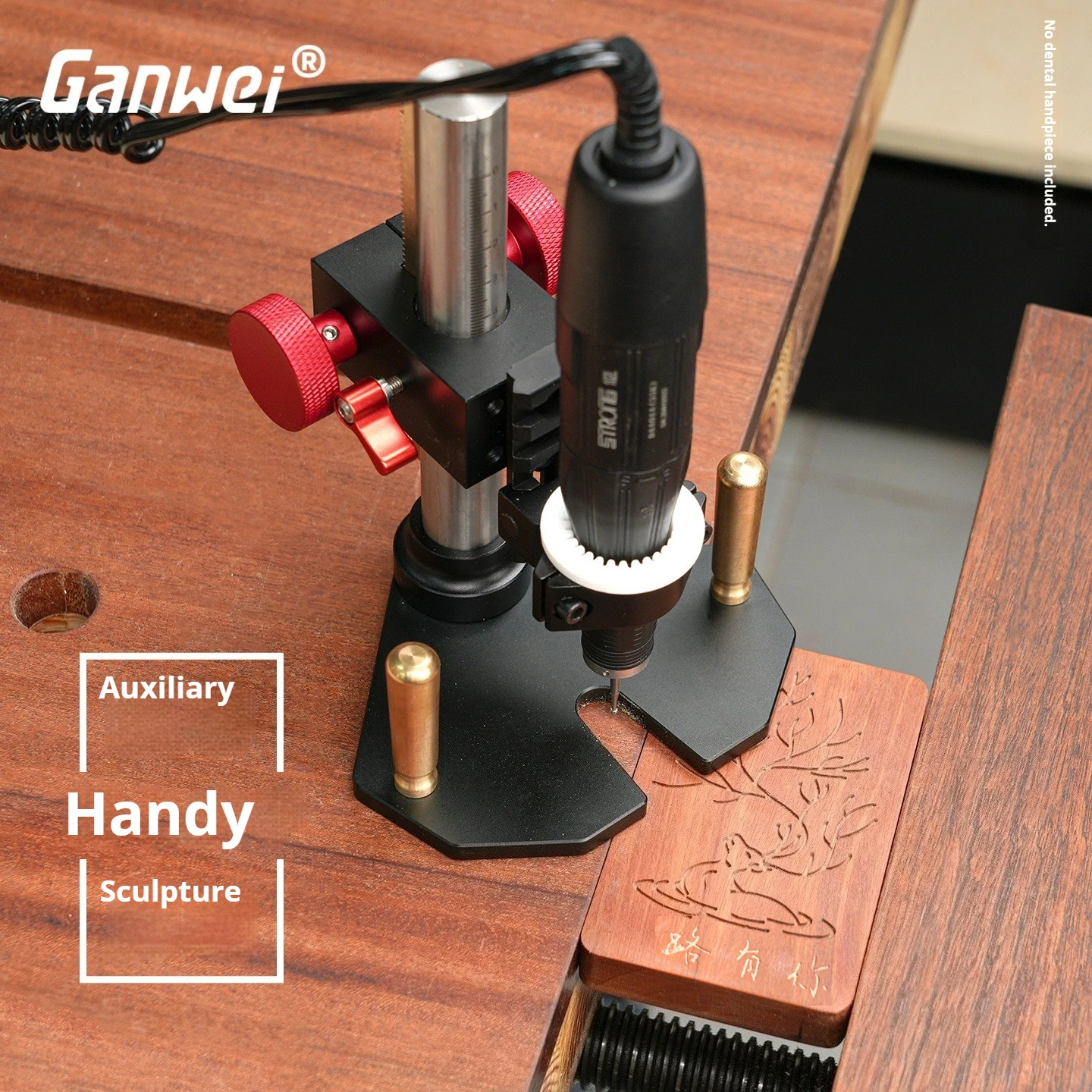 Dental Machine Carving Auxiliary Bracket Silver Wire Inlay Grooving Handle Bracket Leveling and Bottom Cleaning Tool