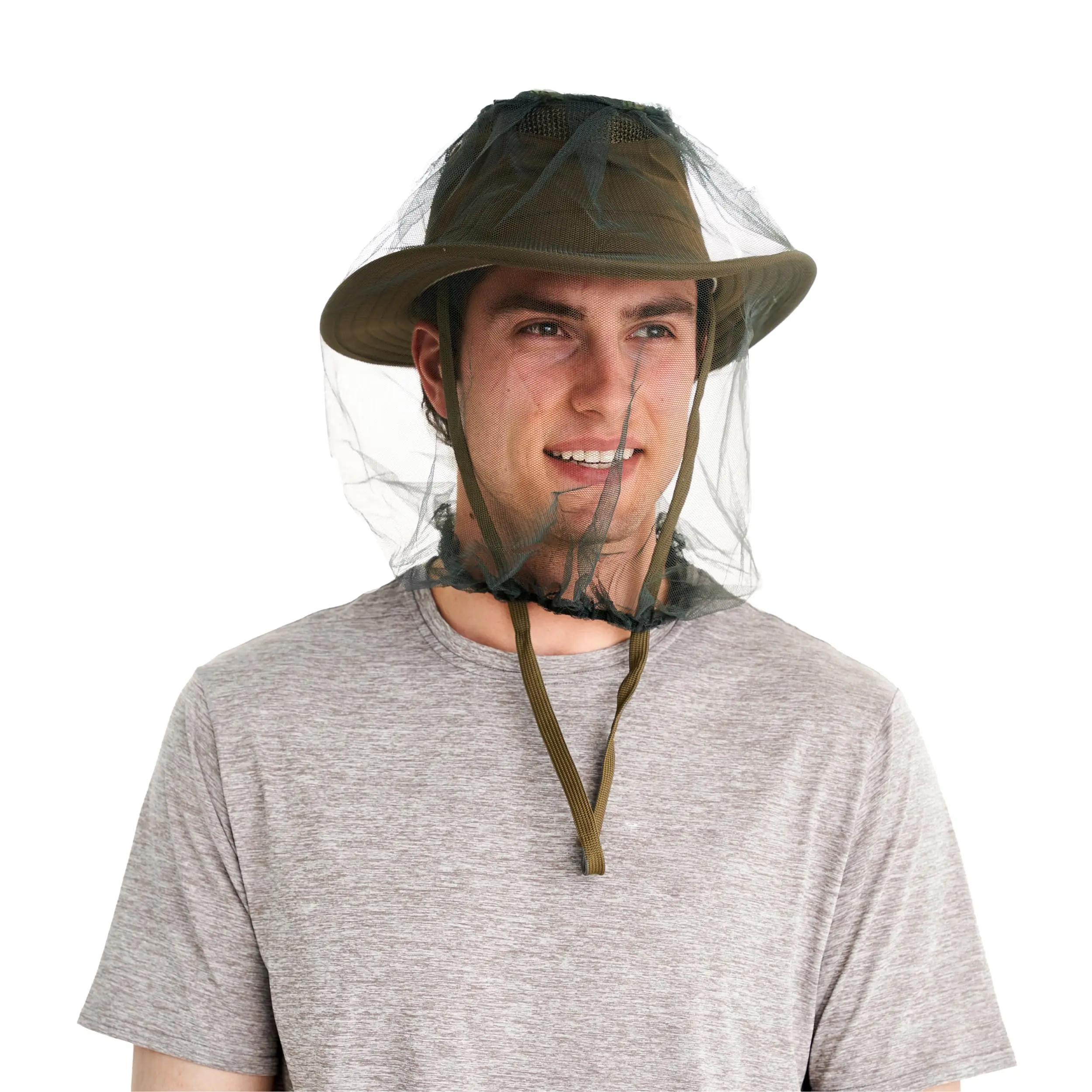 2Pcs Ultra-Fine Mesh Net Head Cover Ultra Large Long Outdoor Camping Fly Bug Protection Gear for Camping Hiking Fishing Safari