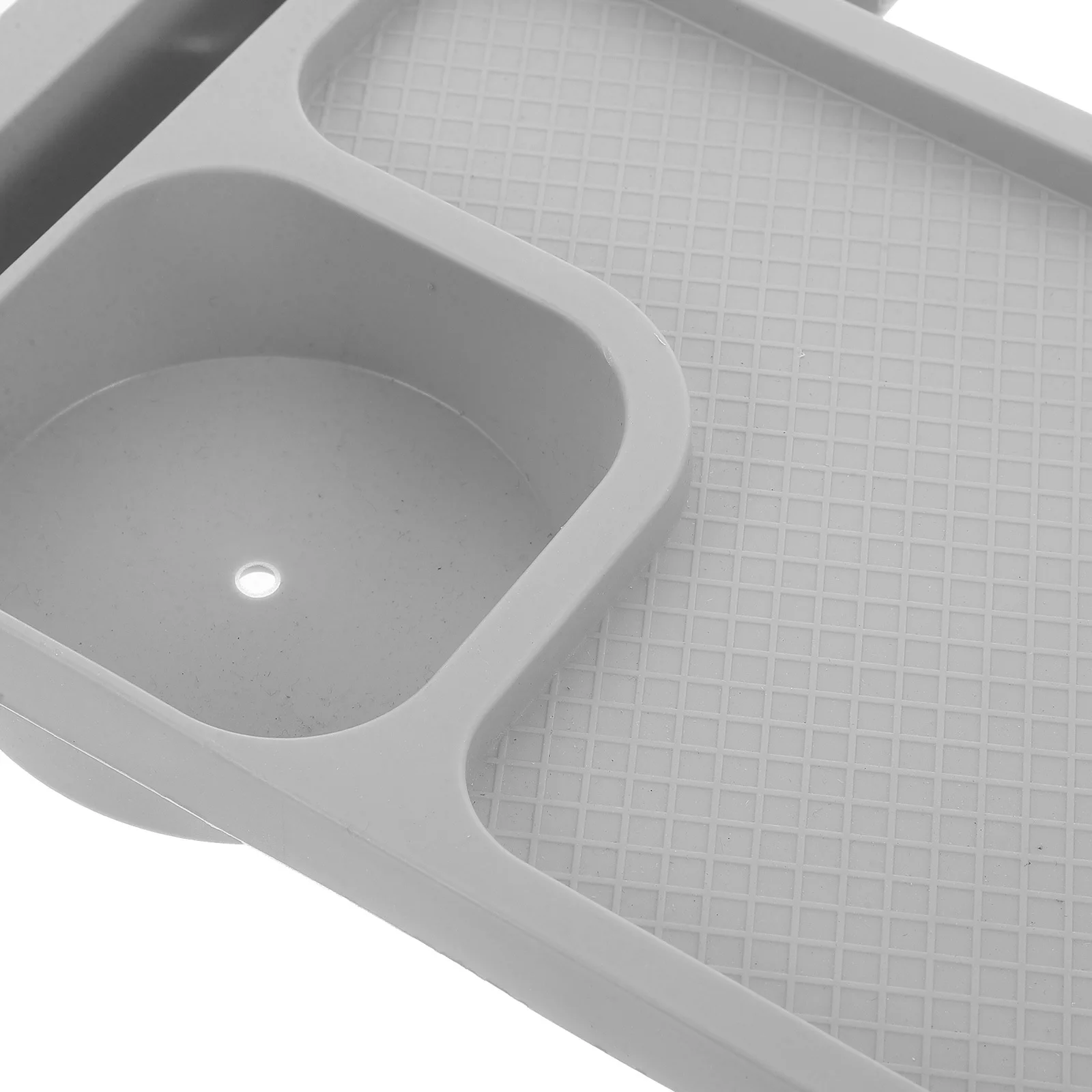 كرسي خارجي مسند ذراع صينية محمولة قابلة للطي على حامل أكواب جانبي منظم تخزين للتخييم وكراسي الحديقة على الشاطئ