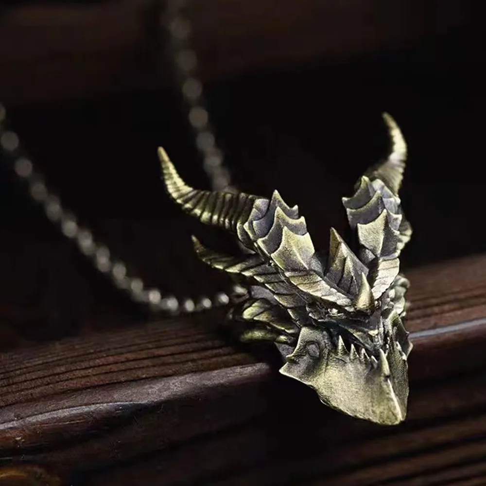 New Cool Original World of Warcraft Deathwing Game Blizzard Leader Men and Women Necklace Sweater Chain Wholesale