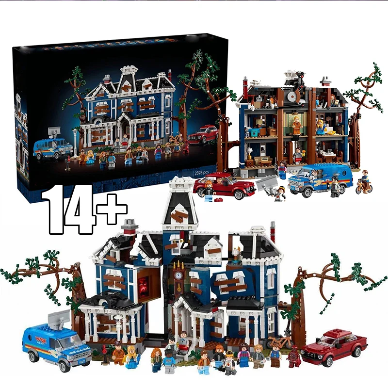 

2026 New in Stock 2593Pcs Things The Creel House Blocks Brick Kit for Kids Birthday Toys Gifts 11370