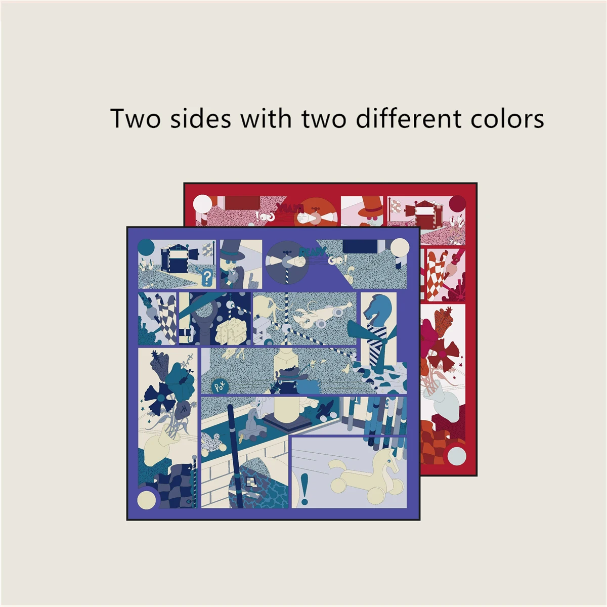 

53cm Silk Scarf Luxury Brands Twill Scarves Double Sided Printing Herms Rolling Shawls Head Hair Accessories Christmas Gift