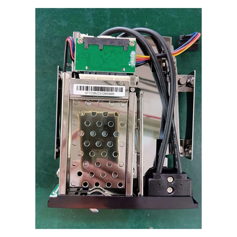 5,25 Zoll internes Festplatten gehäuse mit zwei Steckplätzen 2.5 3,5 Zoll SATA HDD/SSD-Gehäuse werkzeug freies Design mit 2 Sicherheits schlössern