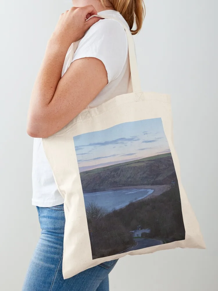 

SUNSET RUNSWICK Tote Bag shopping bags foldable foldable reusable bag tote bags cloth bags shopping bag