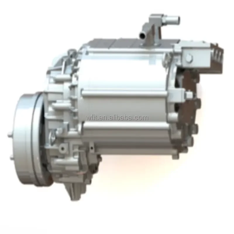Rated 38kw peak 85kw Permanent Magnet Synchronous Motor Max 12000rpm Peak Torque 250nm AC Motor and Motor Controller for