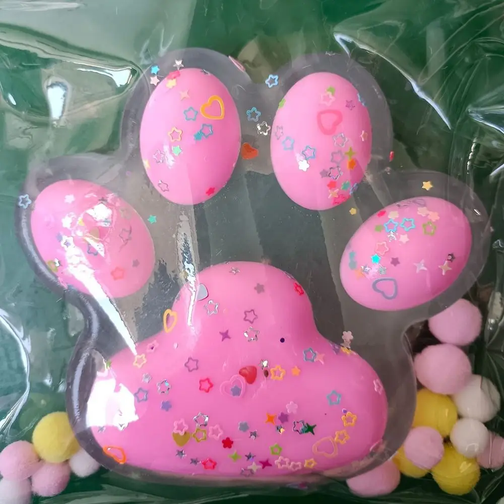 Creativity Giant Squeeze Cat Paw Toys Soft Squeeze Toy Decompressing Pinching Cat Paw Abreact Sticky Relief Relax Toys