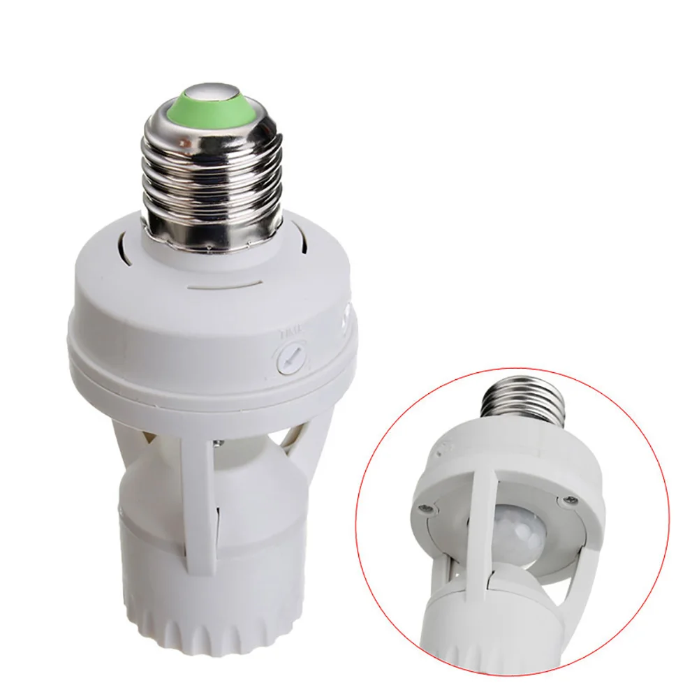 E26 Screw Induction Lamp Holder 110 V-240 V 50~60HZ Met licht Schakelaar Infrarood inductie Bulb Socket E26 Lamp Head Sensor